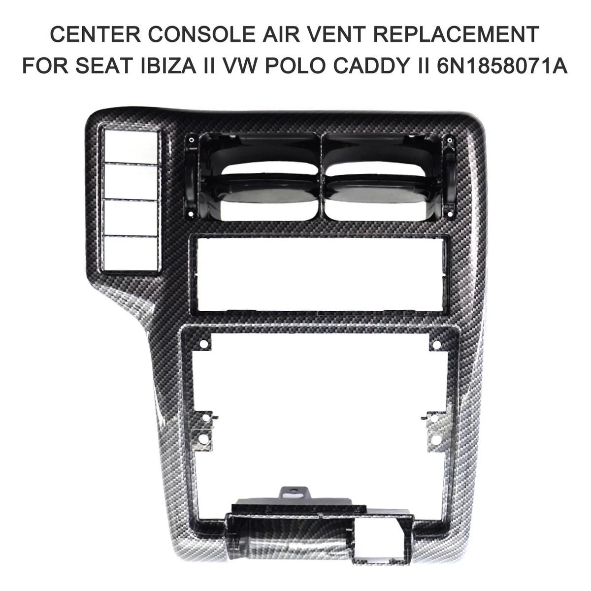 Nebublu Air Vent,Caddy II 6N1858071A Seat Ibiza II Vent Seat Ibiza Air Vent Center Console Air II Caddy Vent 6N1858071A Center mewmewcat QISUO ERYUE