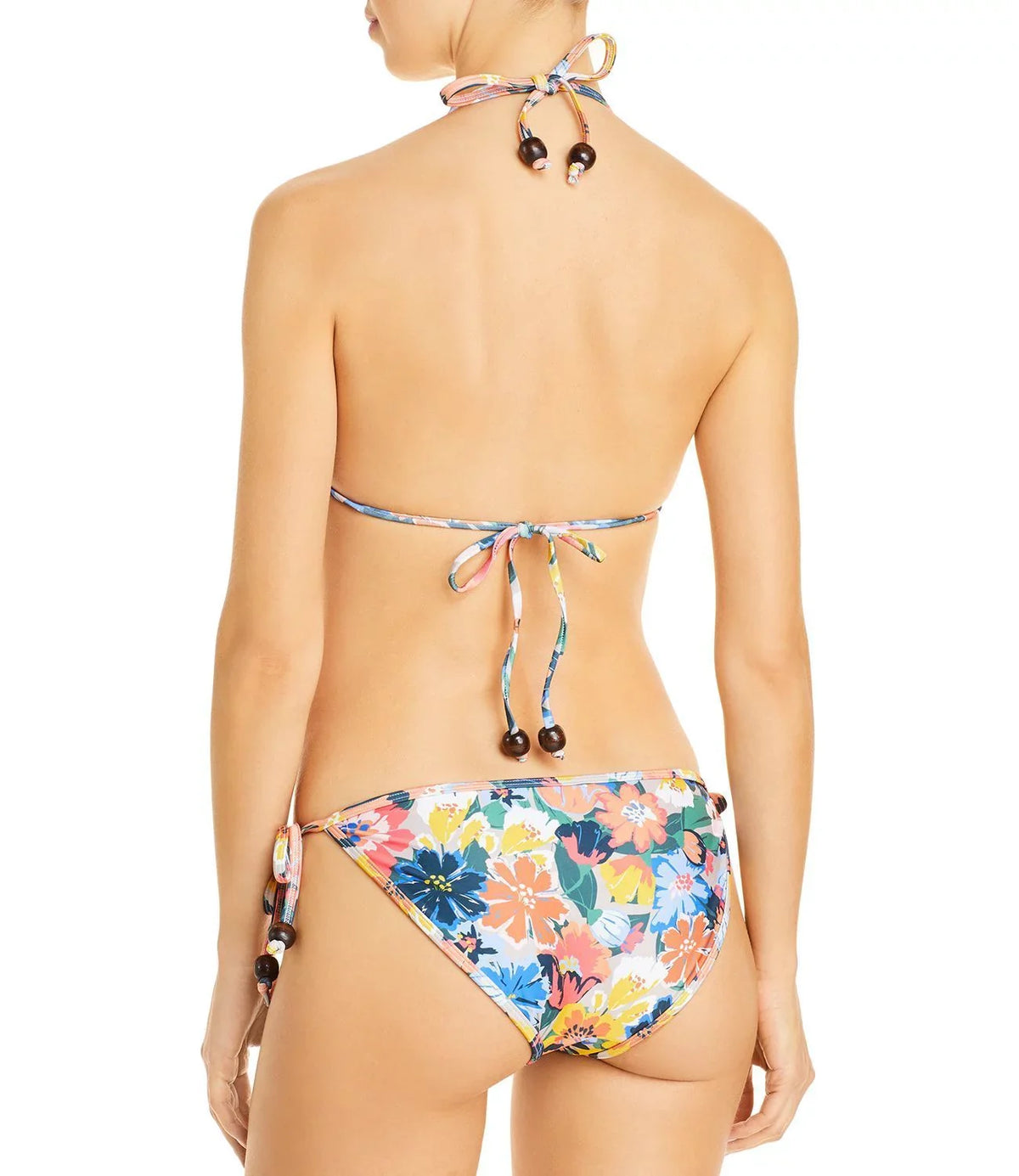 Shoshanna Fiesta Floral Triangle Bikini Bottoms, X-Small, Multi