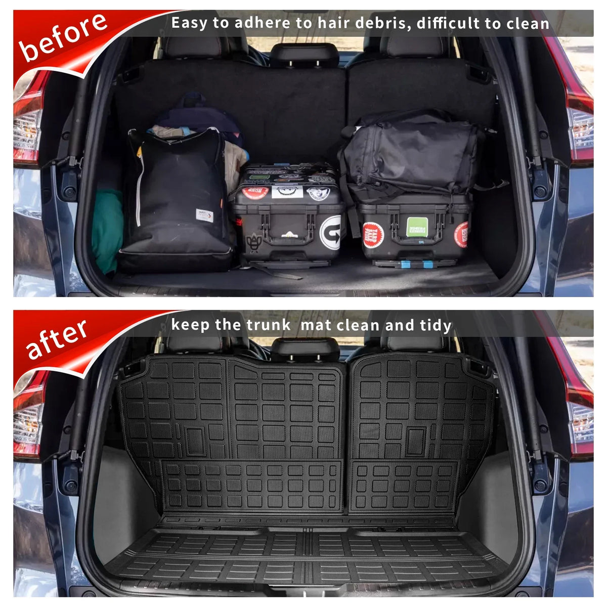 Fit 2023 2024 Honda CRV 2024 mats Car Cargo Liner Trunk Mat Back Seat Cover Protector 2024 Honda Cr-v Fuel Accessories