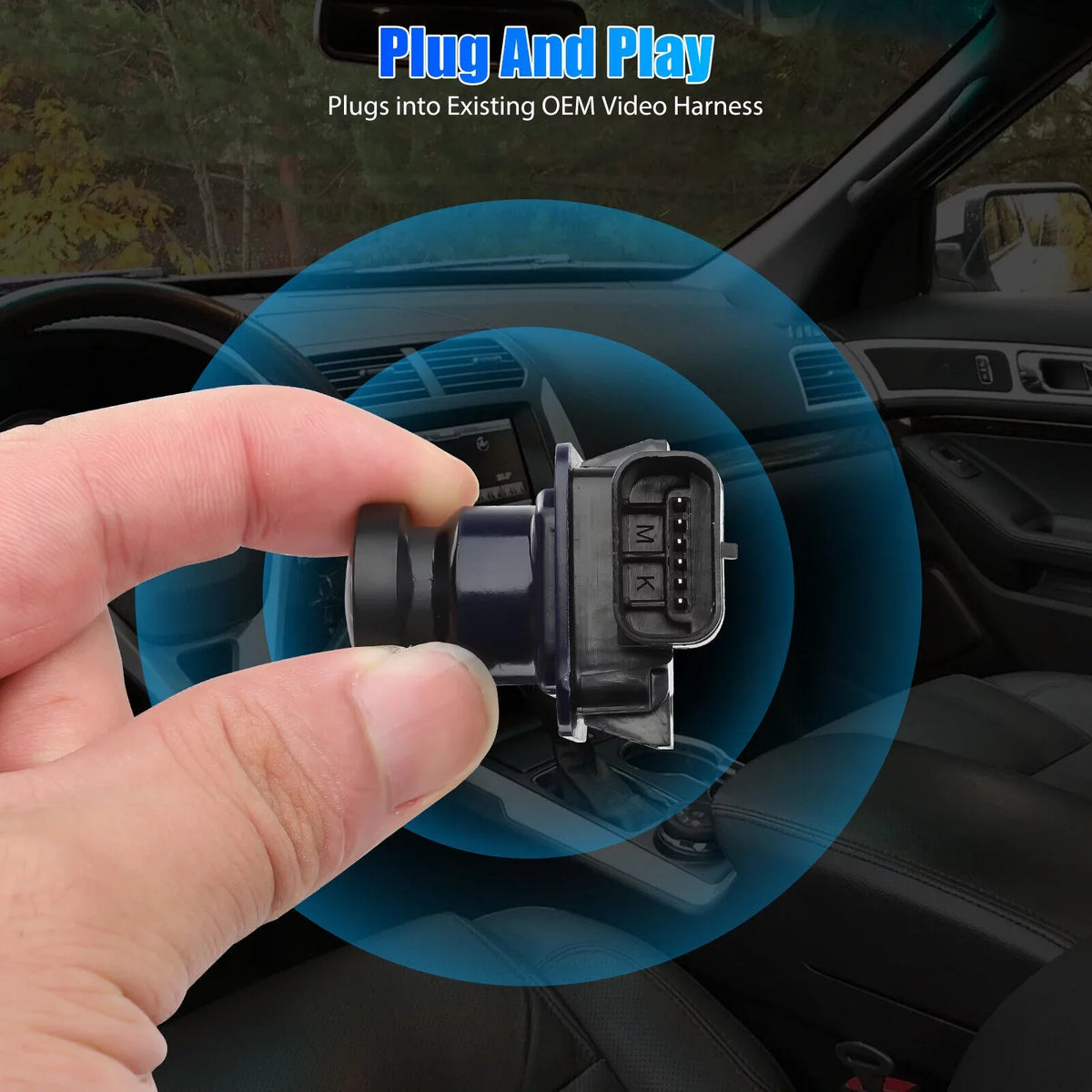 For 2011 - 2015 Ford Explorer Rear View Camera Back Up Safety Camera EB5Z19G490A