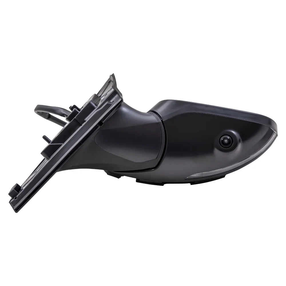 Brock Aftermarket Replacement Passenger Right Power Mirror With Heat-Signal-Camera Finish To Match Black Compatible With 2020-2021 Nissan Sentra