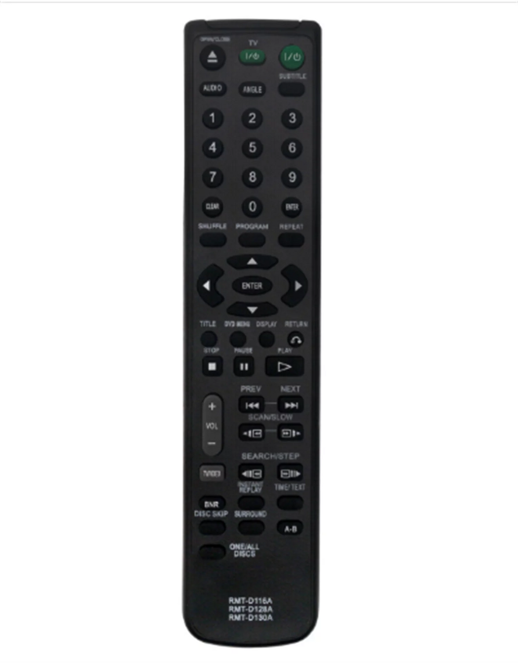 New RMT-D116A RMT-D128A RMT-D130A Replace Remote Control Compatible with Sony CD Player DVP-NS400D