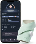 Owlet Dream Sock Plus Portable Video Baby Monitor - Track Heart Rate and Average Oxygen O2 Sleep Quality Indicators - Mint Green