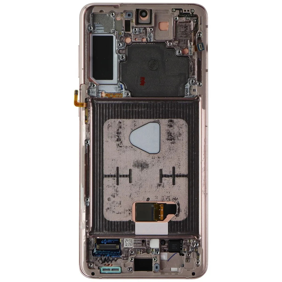 Pre-Owned OLED Assembly with Frame for Samsung Galaxy (S21+) 5G - Phantom Violet / Gold (Refurbished: Good)