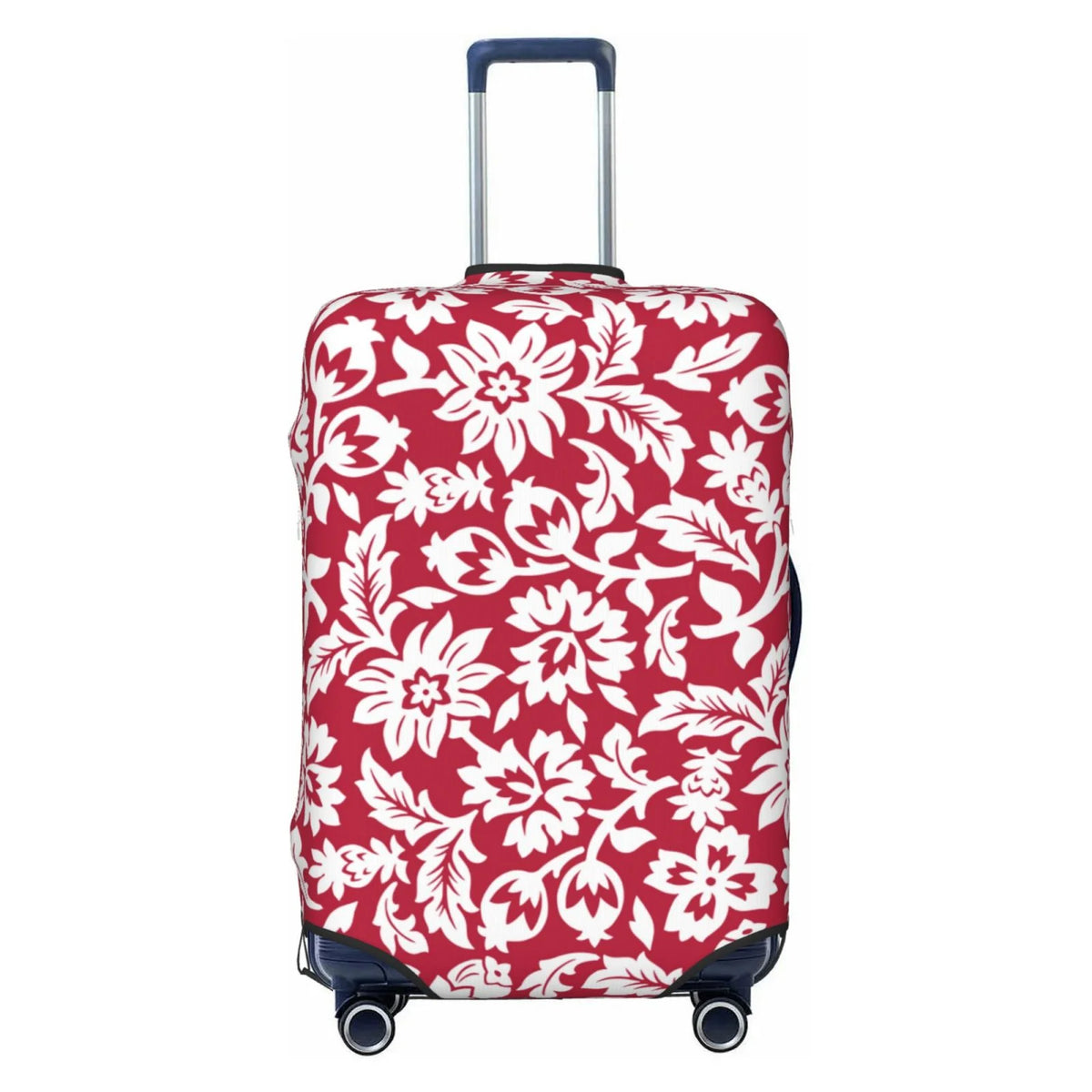 Bingfone Red Flowers Luggage Cover Washable Suitcase Cover Protector Anti-Scratch Suitcase Cover Fits 18-32 Inch Luggage