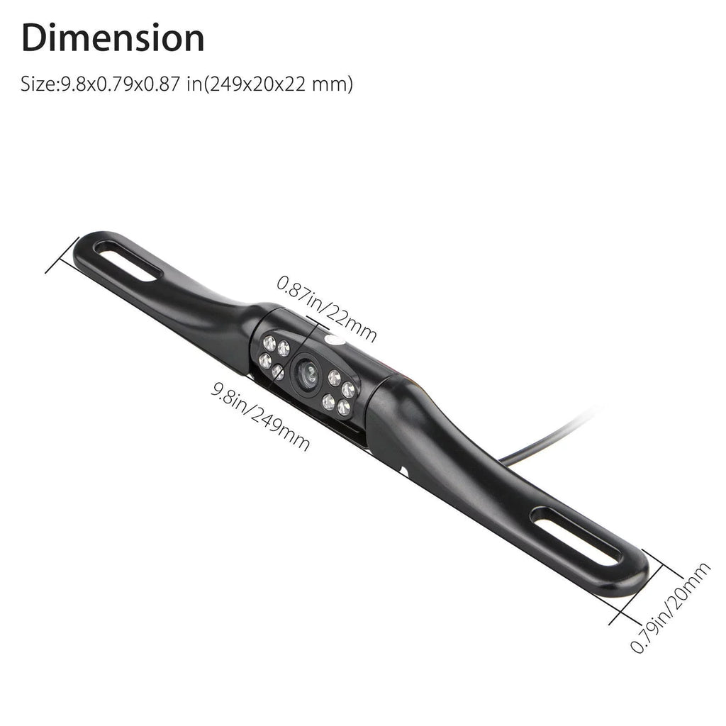 Backup Camera Car Rear View HD Parking System Night Vision + 5inch Monitor