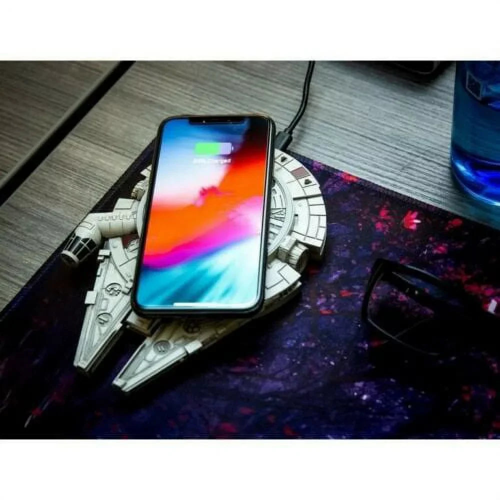 Star Wars Millennium Falcon Wireless Charger with AC Adapter Charging Pad