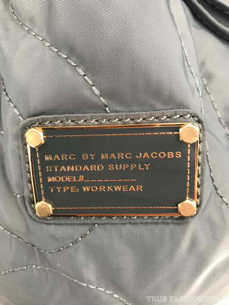Pre-Owned Marc By Marc Jacobs Grey Monogram Tote Tote Bag
