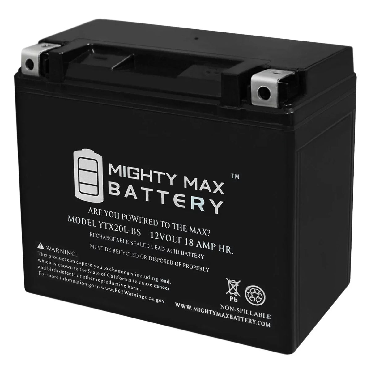YTX20L-BS Replacement Battery for Kawasaki Jet Ski JH900 ZXi 95-'97