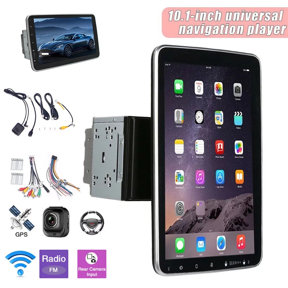 Jahy2Tech 10 Inch On-Board Android 9.1 GPS Wifi Dual Din Touch Screen Player Navigation
