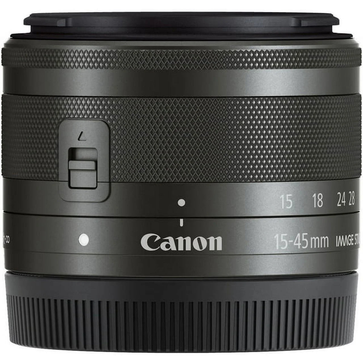 Canon EF-M 15-45mm f/3.5-6.3 IS STM Lens (Graphite) - DealExpo Basic Bundle