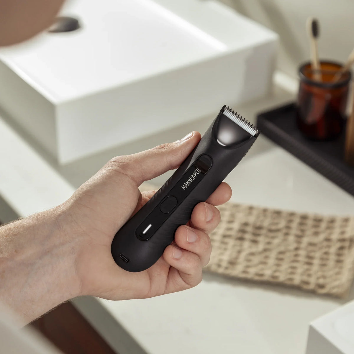 MANSCAPED® The Perfect Duo 3.0 PLUS Includes: The Lawn Mower® 3.0 PLUS Men's Groin & Body Hair Trimmer and The Weed Whacker® Nose & Ear Hair Trimmer