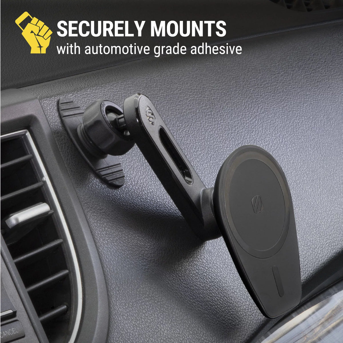 Scosche MPMSODVM MagicMount Pro MS 4in1 Magnetic Dash/Windshield/Vent Mount Comp w/ iPhone 15/14/13