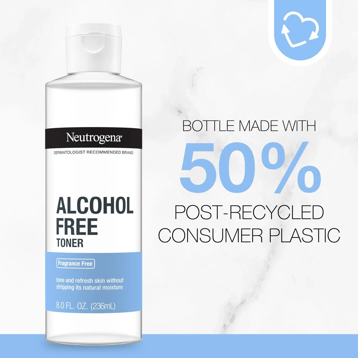 Neutrogena, Alcohol-Free Toner, 8 fl oz Pack of 2