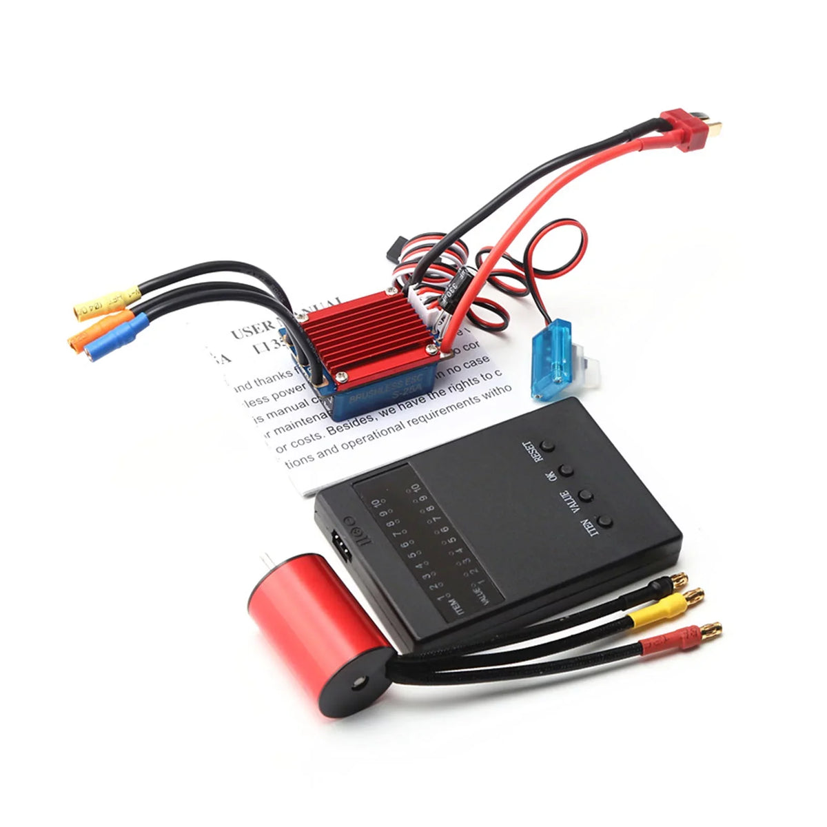 GoolRC ESC, Car Eryue 4p 25a Esc Motor 4p 25a 1/16 1/184800kv Motor 4p Speed 1/16 1/18 S2435 4800kv Motor Huiop Mewmewcat Dsfen
