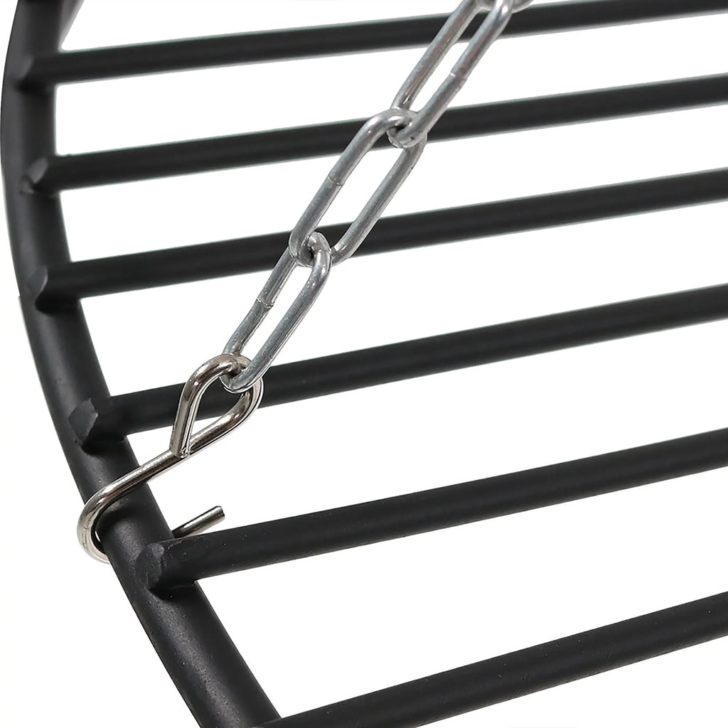 Sunnydaze Tripod Grilling Set with Cooking Grate - 22" Diameter