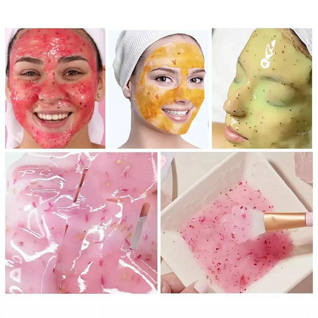 Luminous Skin Lab Australian Sheep Placenta Jelly Mask, Professional Pack Peel off Facial Mask - Anti-Aging, Reducing Dark Spot & Natural Skin Treatment - Suitable for All Skin Types | 30 fl oz