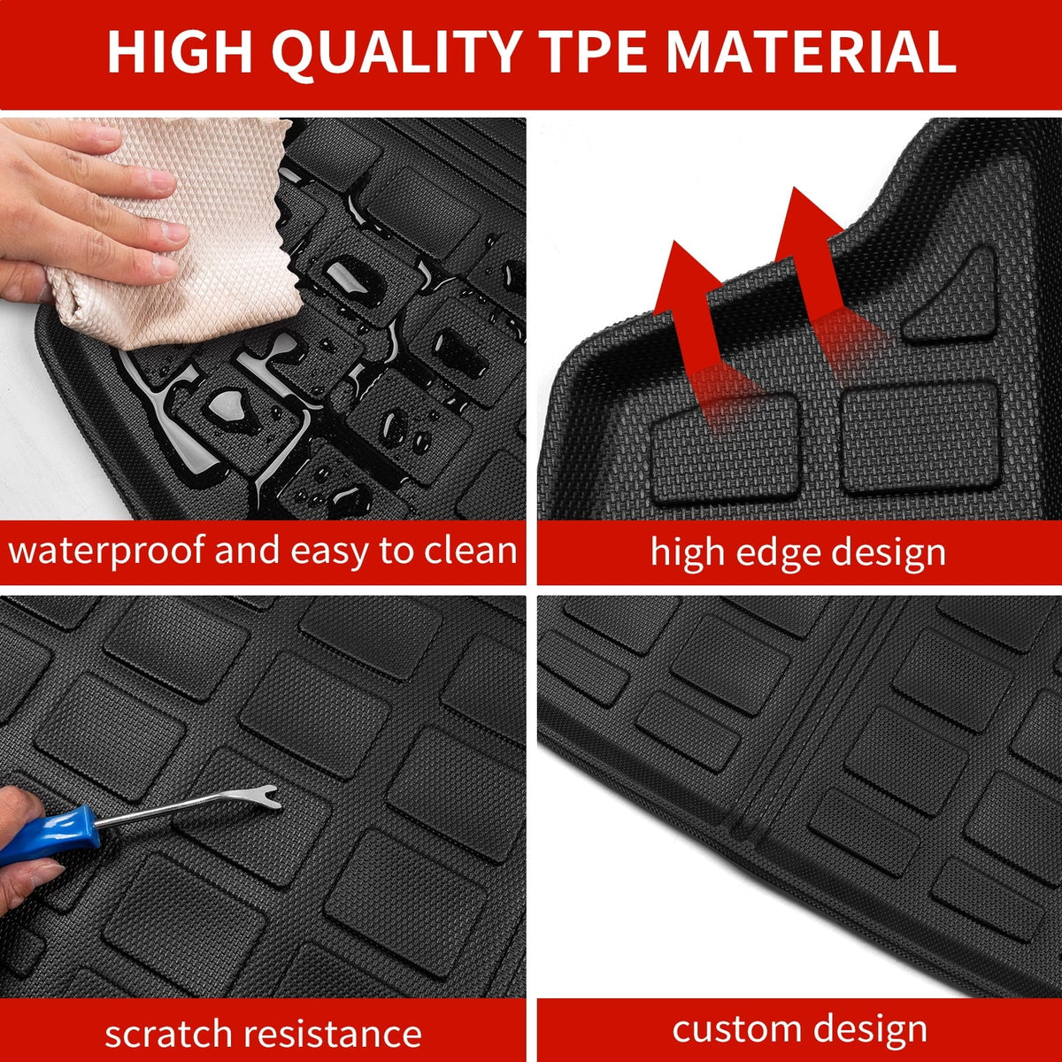 Fit 2023 2024 Honda CRV 2024 mats Car Cargo Liner Trunk Mat Back Seat Cover Protector 2024 Honda Cr-v Fuel Accessories
