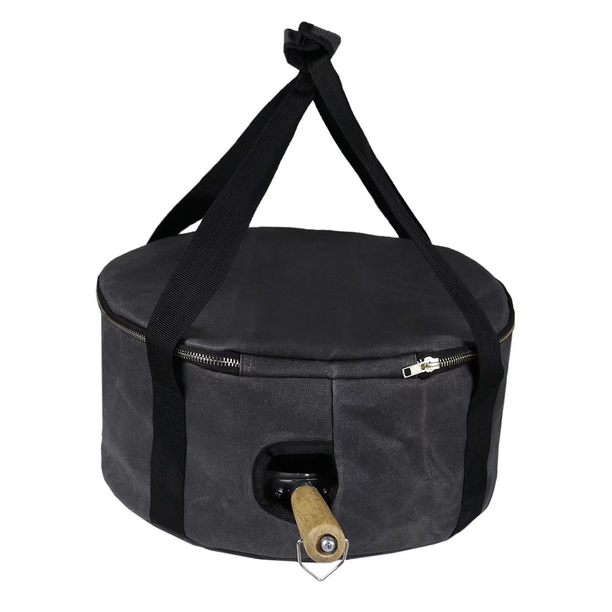 Durable Storage Bag Dutch Oven Container Cookware 12" Multipurpose Handbag Carry Bag for BBQ Camping ,Outdoor Activities ,Fishing Accessories - Gray