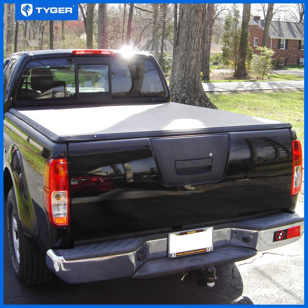 Tyger Auto T3 Soft Tri-fold Truck Bed Tonneau Cover Compatible with 2005-2021 Nissan Frontier; 2009-2012 Suzuki Equator | 6' (73") Bed | TG-BC3N1029