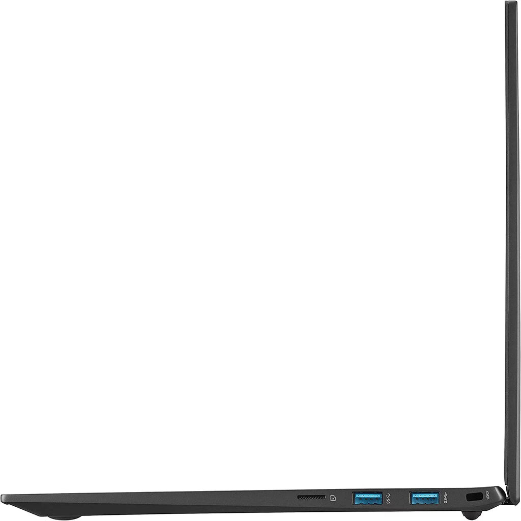 Open Box LG gram (2022) 14Z90Q Ultra Lightweight Laptop, 14" 1920 x 1200 IPS Display, Intel Evo 12th Gen i7-1260P, 16GB LPDDR5 RAM, 512GB SSD, FHD Webcam, Wi-Fi 6E, Thunderbolt 4, Windows11, Black