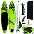 Dcenta Air-filled Paddleboard Set Beach Surfing Board with Oar, Fin, Hand Pump, Kit and Carrying Bag Surfboard for Adults 120.1 x 29.9 x 5.9 Inches (L x W x H)