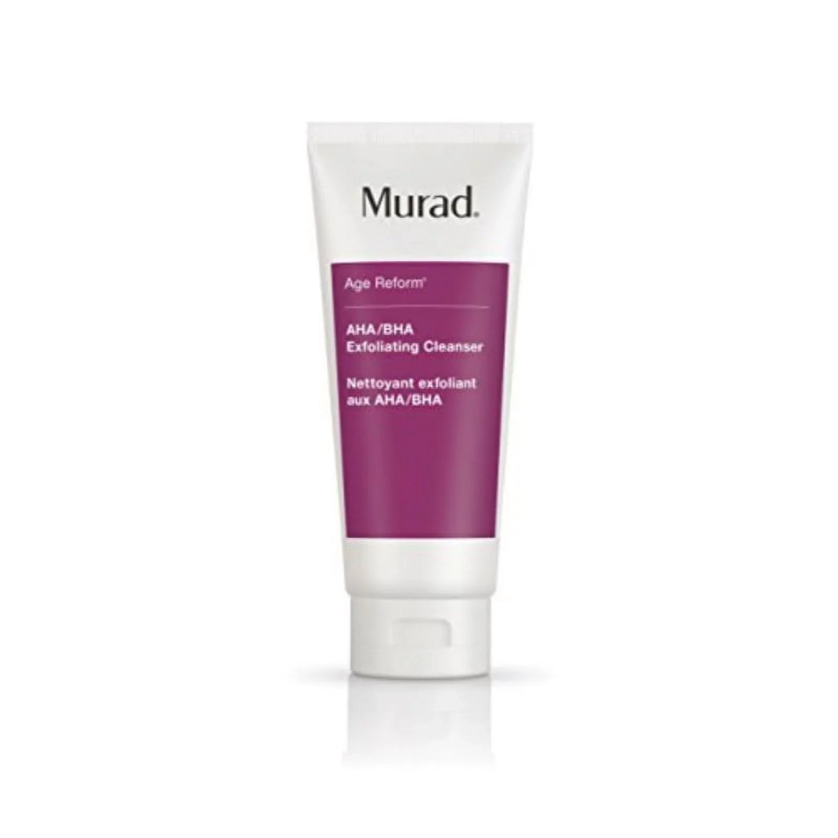 Murad Age Reform AHA/BHA Exfoliating Cleanser - (6.75 fl oz), An Intensive Face Cleanser with a Trio of Exfoliating Acids and Jojoba Skin-Polishing Beads to Reveal a Younger-Looking Complexion