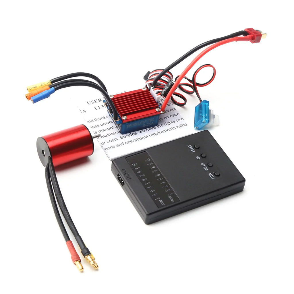 GoolRC ESC, Car Eryue 4p 25a Esc Motor 4p 25a 1/16 1/184800kv Motor 4p Speed 1/16 1/18 S2435 4800kv Motor Huiop Mewmewcat Dsfen