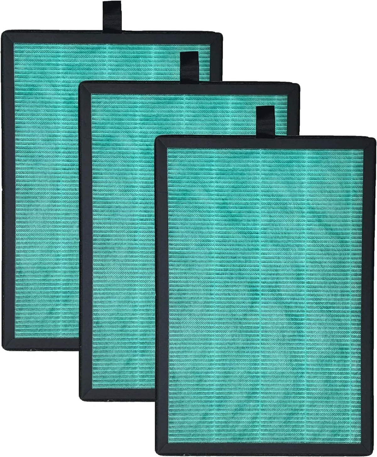 Nispira H04 3-In-1 True HEPA Filter Replacement Compatible with HIMOX Air Purifier H04 | Removes Smoke, Odor, Chemical VOCs | 3 Pack