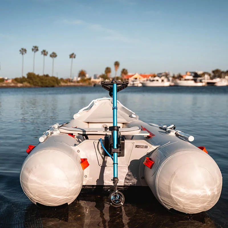 Bixpy K-1 Outboard Kit with SUN80 Solar Panel - Electric Marine Trolling Motor with 378 Wh Battery,Perfect for Kayak, Inflated Watercraft, Paddle Boards