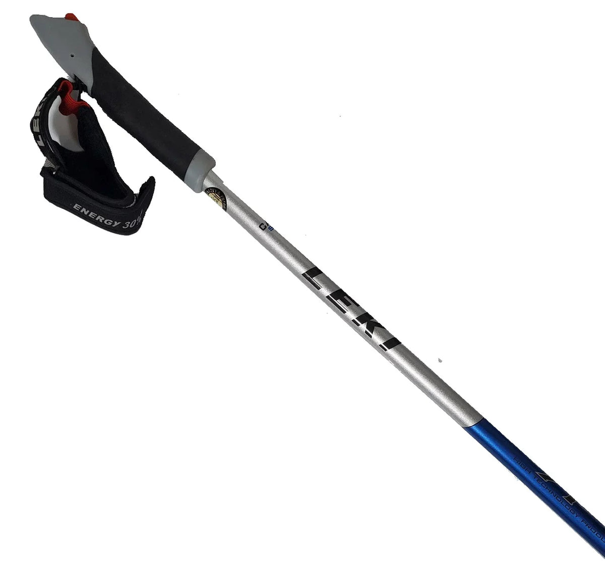 LEKI Nordic Walking Hyper Carbon Series Pole Blue 100cm / 40in