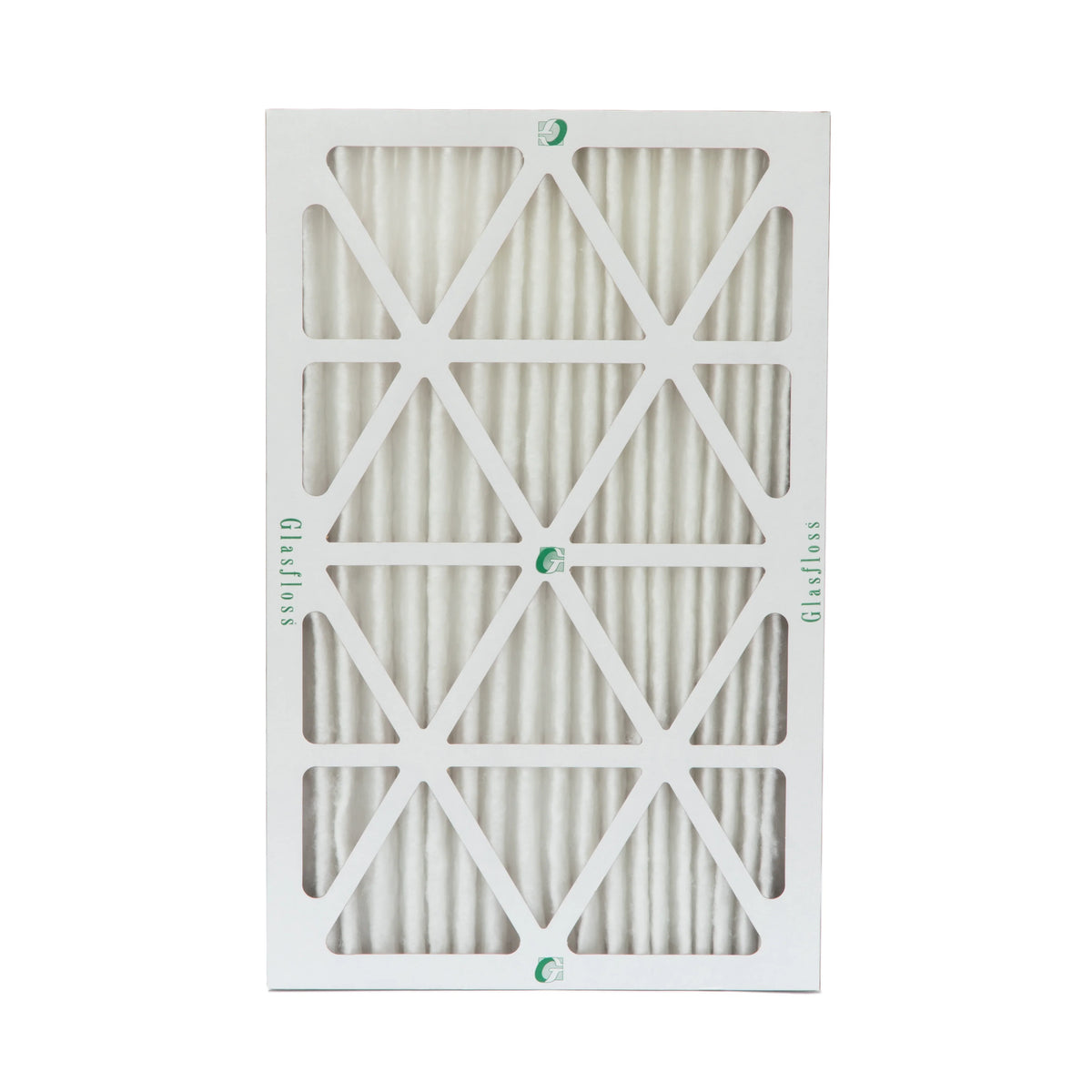 3 Pack of 16x25x2 MERV 10 Pleated 2" Inch Air Filters by Glasfloss. Actual Size: 15-1/2 x 24-1/2 x 1-3/4