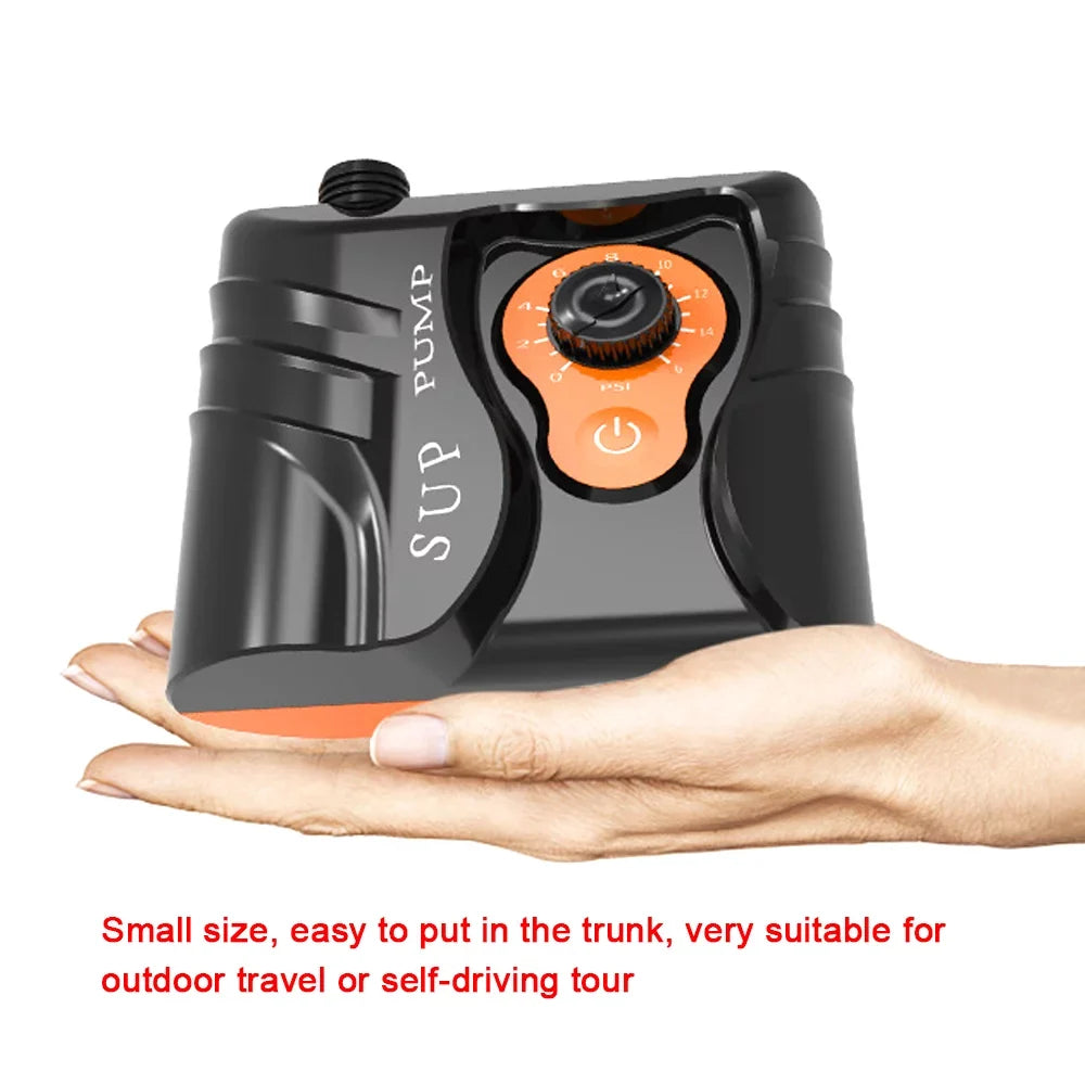 moobody Portable Electric Inflator 16PSI High Pressure Air Pump 110W for Paddle Board Air-filled Pool Boat