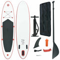 Walmeck Blow-up Paddleboard Set Red and White