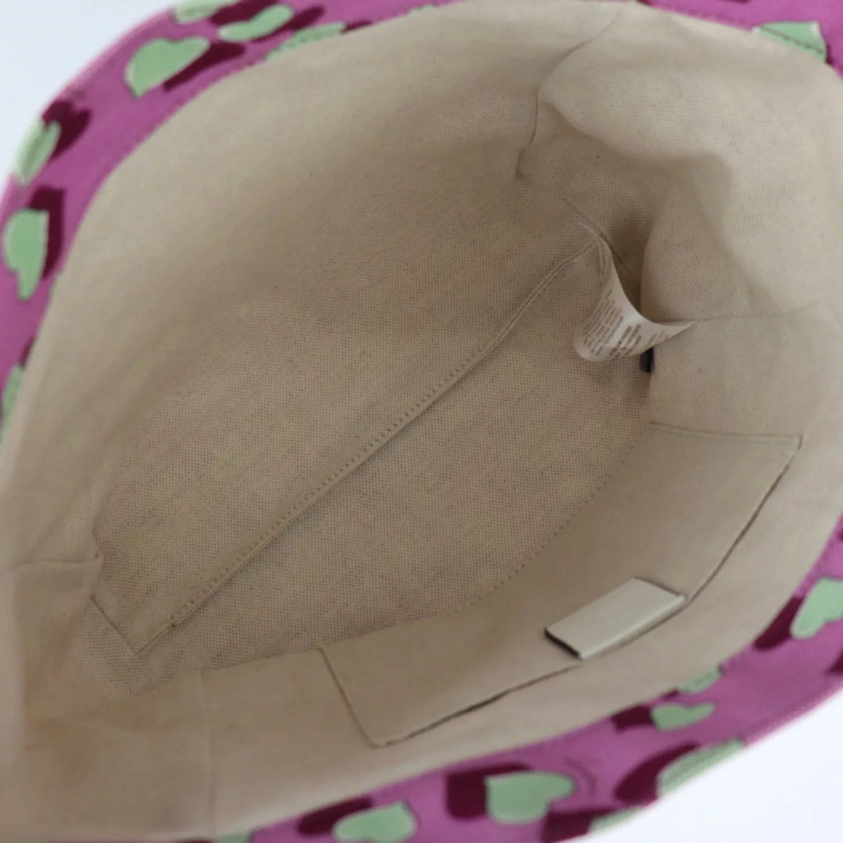 Pre-Owned GUCCI Gucci Baby Heart Tote Bag Children's Handbag 284721 Canvas Leather Pink Series Multicolor (Good)