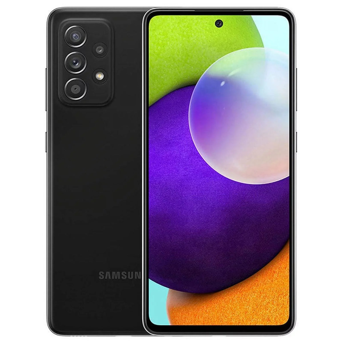 Restored Samsung Galaxy A52 5G A526U 128GB Black GSM Unlocked (AT&T/TMobile Compatible) Smartphone (Refurbished)