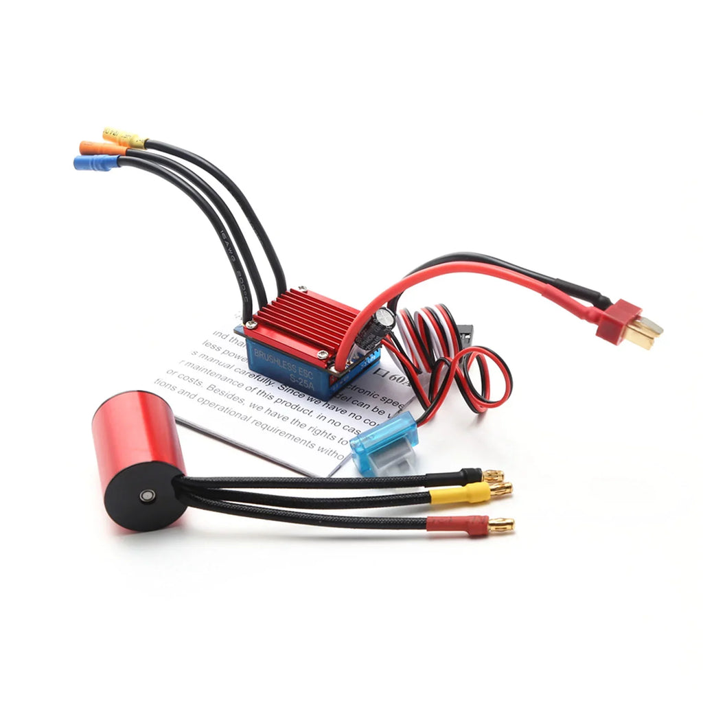 GoolRC ESC, Car Eryue 4p 25a Esc Motor 4p 25a 1/16 1/184800kv Motor 4p Speed 1/16 1/18 S2435 4800kv Motor Huiop Mewmewcat Dsfen