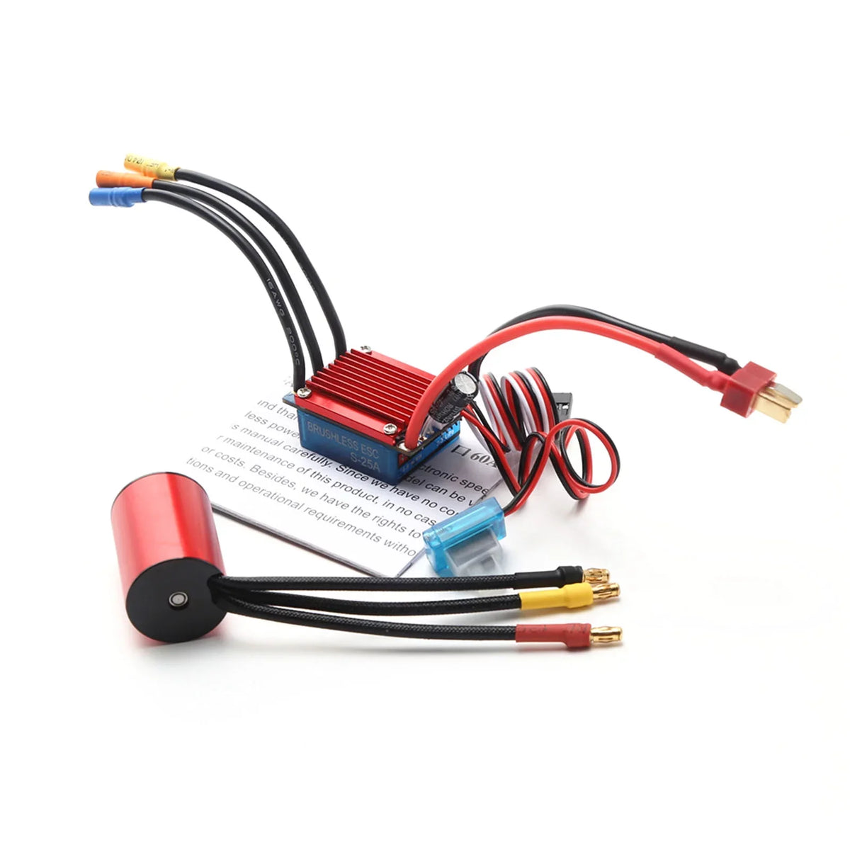 GoolRC ESC, Car Eryue 4p 25a Esc Motor 4p 25a 1/16 1/184800kv Motor 4p Speed 1/16 1/18 S2435 4800kv Motor Huiop Mewmewcat Dsfen