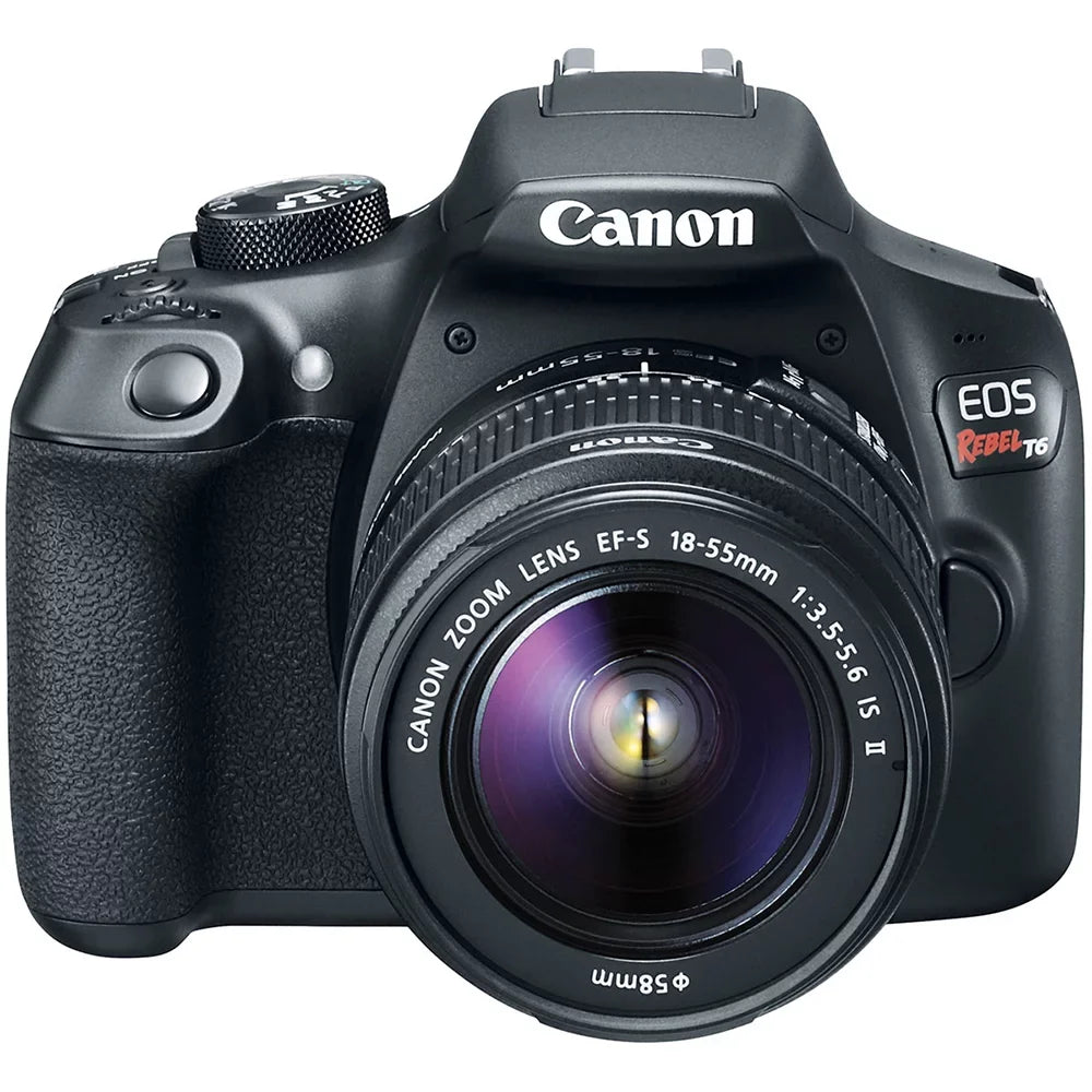 Canon EOS Rebel T6/2000D DSLR Camera with 18-55mm and 55-250mm Lenses Kit