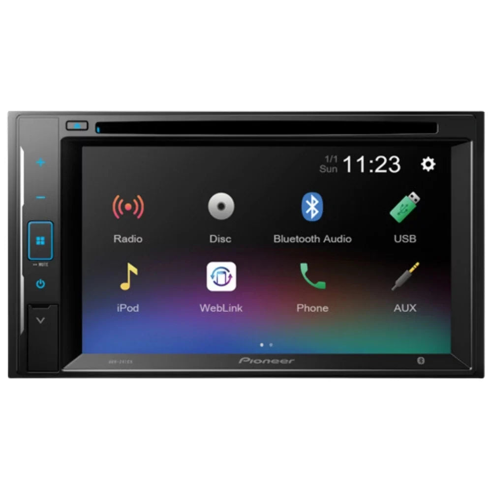 KIT4796 Bundle for 2005-2009 Pontiac G6 W/ Pioneer AVH-241EX Double DIN Car Stereo with Bluetooth/Backup Camera/Installation Kit/in-Dash DVD/CD AM/FM 6.2" Touchscreen Digital Media Receiver
