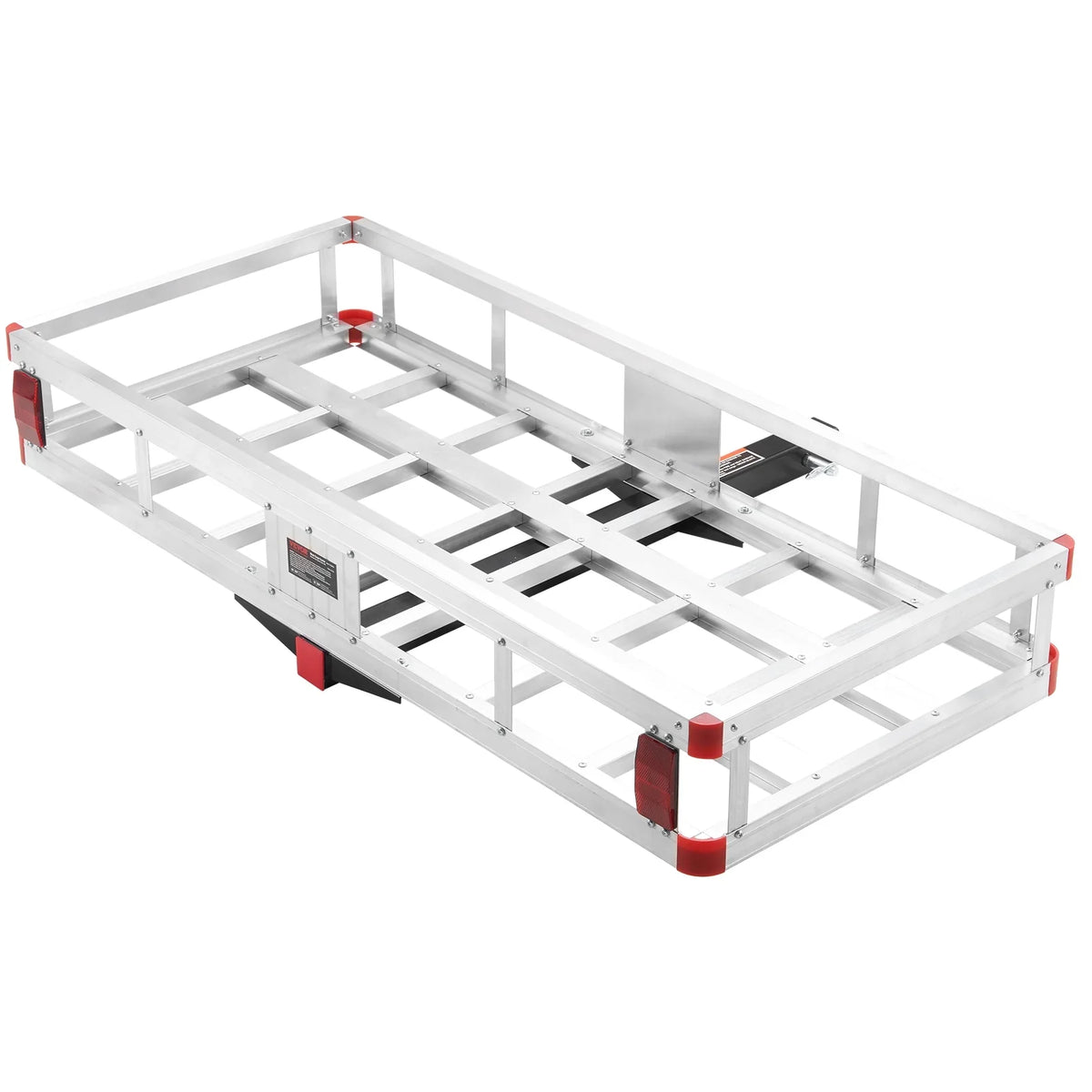 BENTISM Hitch Mount Cargo Carrier 47 x 20 x 6 in 500lb Aluminum Corrosion-Resistant Fits 2" Receiver Cargo Basket for SUVs Sedans Vehicles