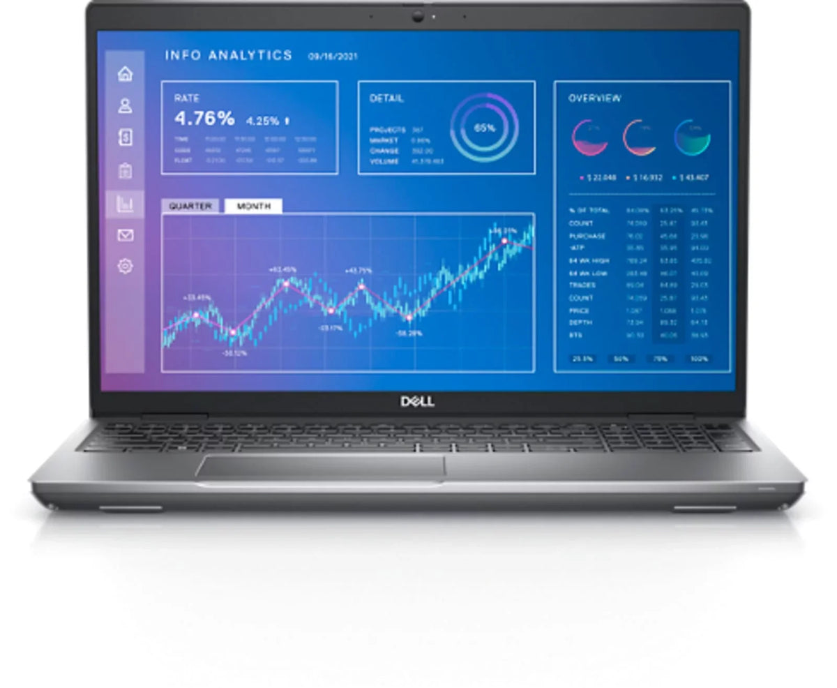 Restored Dell Precision 3000 3571 Workstation Laptop (2022) | 15.6" FHD | Core i7 - 1TB SSD - 16GB RAM - RTX A1000 | 14 Cores @ 4.7 GHz - 12th Gen CPU