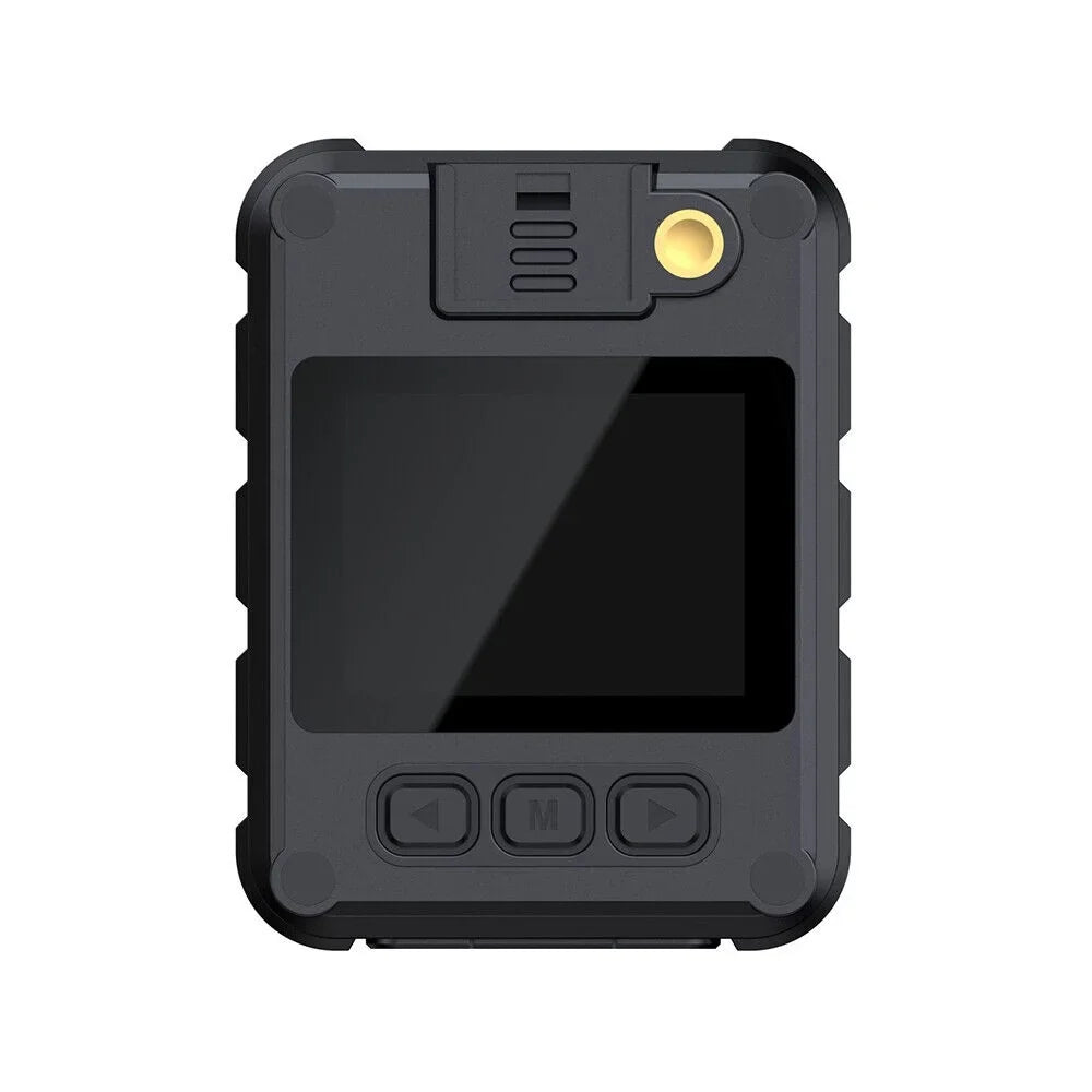 JLLOM Night Vision Camcorder - Mini Police Body Camera with 1080P Audio Video DVR and HD 2k Recording