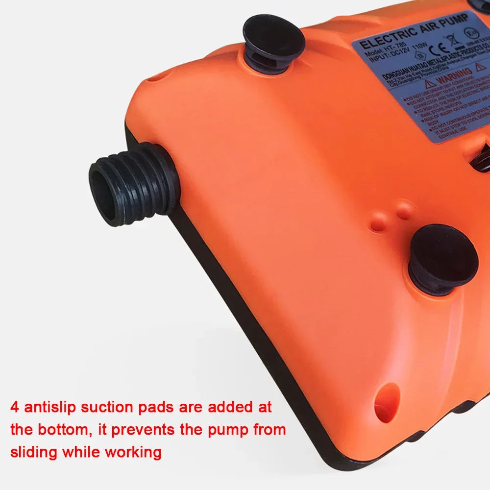 moobody Portable Electric Inflator 16PSI High Pressure Air Pump 110W for Paddle Board Air-filled Pool Boat