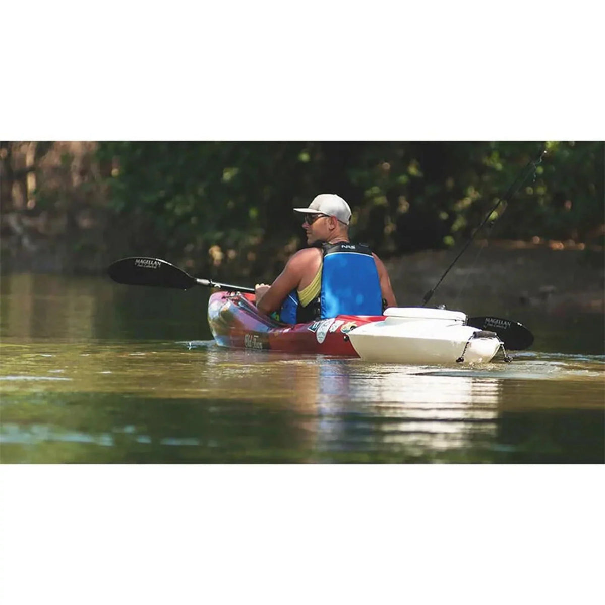 CreekKooler 15 Quart Floating Beverage Portable Pup Cooler w/ 8' Tow Rope