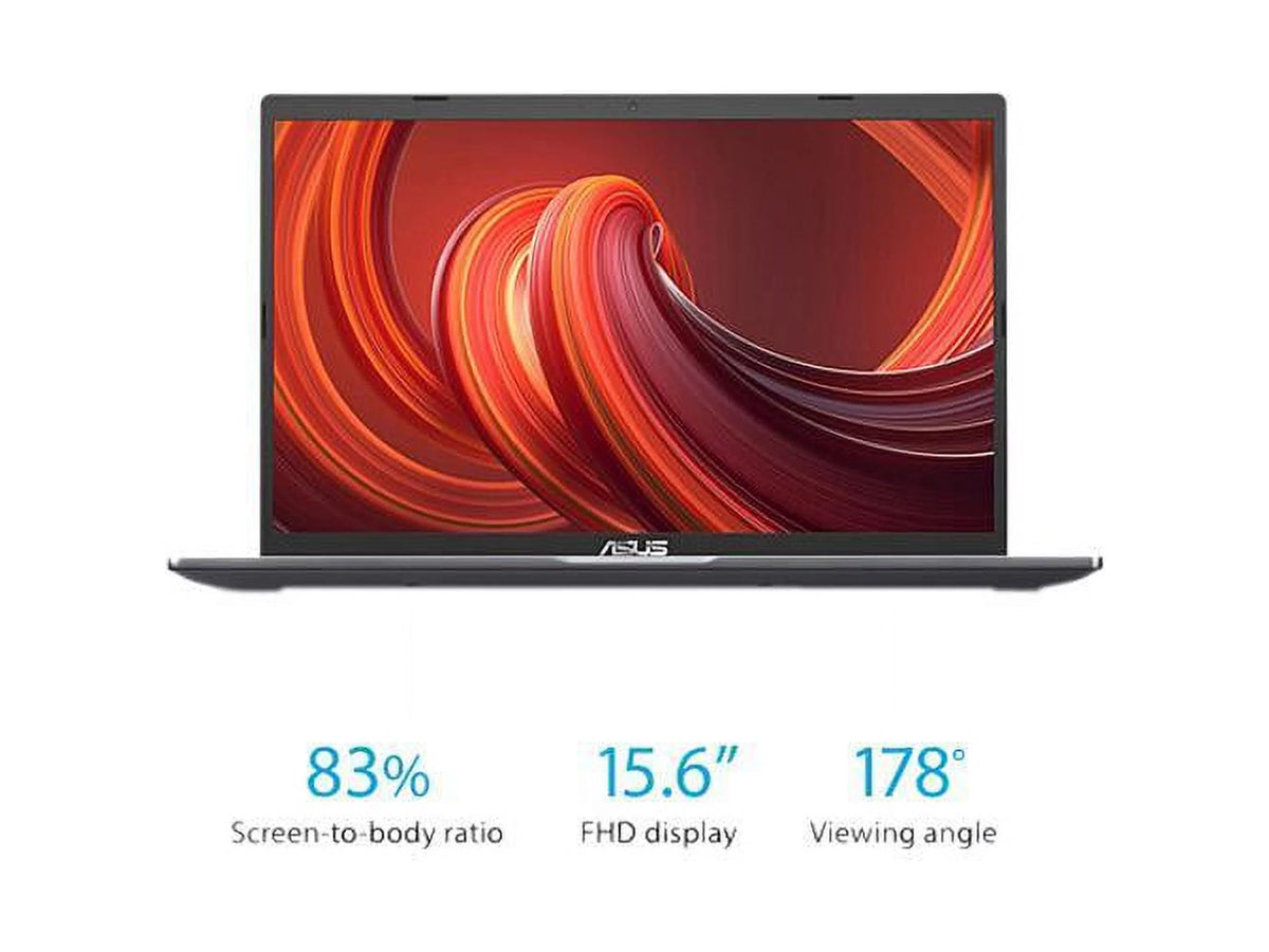 ASUS VivoBook 15 F515 Thin and Light Laptop, 15.6" FHD Display, Core i7-1165G7 Processor, Iris Xe Graphics, 8GB DDR4 RAM, 512GB SSD, Fingerprint, Windows 11 Home, Slate Grey, F515EA-DH75