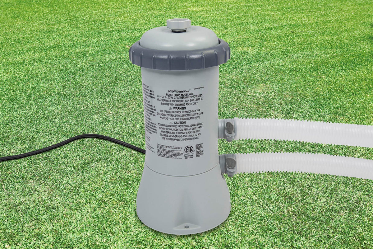 Intex 530 GPH Easy Set Swimming Pool Filter Pump w/ GFCI 603 | 28603EG