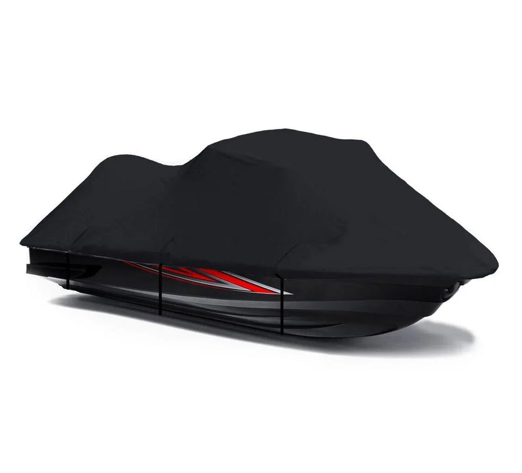 BLACK PWC 600D JET SKI Cover Compatible for Sea Doo Sea-Doo Bombardier GTI SE 155 2007 2008 2009 2010
