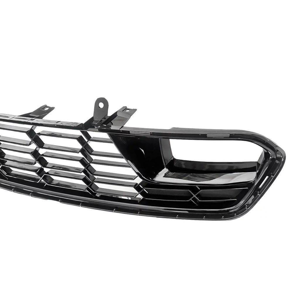 Front Bumper Lower Grille W/O Camera Gloss Black For 14-19 Chevrolet Corvette C7