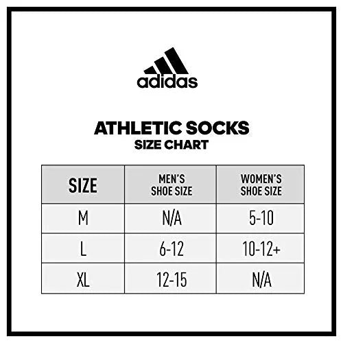 adidas Men's Athletic Cushioned No Show Socks (6-Pair), Black - Onix Marl/ Black/ Onix, Large, (Shoe Size 6-12)